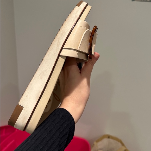 Sam Edelman women’s Ariane slide sandal in ivory leather size 8.5 - Picture 7 of 7